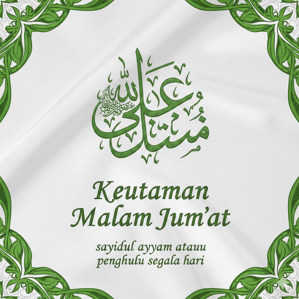 Hari Jum'at disebut juga sebagai sayyidul ayyam atau penghulu hari