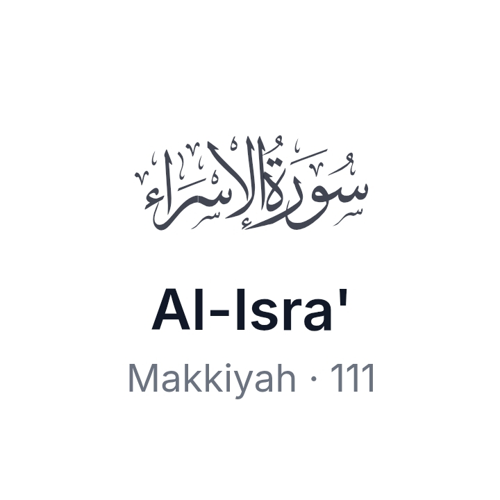 Surat Al-Isra'